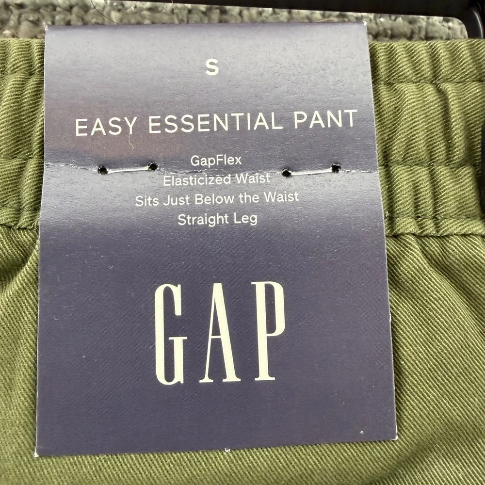 Gap Easy Essential Pant Mens Small Green NEW Straight Leg‎ GapFlex Moss Chino